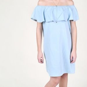 Blue Altar'd State - Off the Shoulder Dress